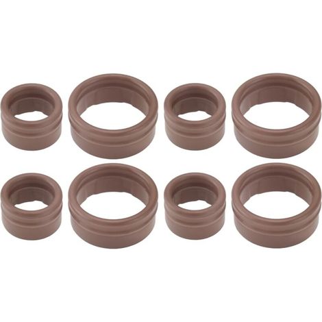 8-teiliges Klimakompressor-dichtungssatz Mit O-ringen, Innendurchmesser 10,6 Mm/17 Mm, Passend Für Renault Grand Scenic Ii/megane Ii, Oem 7701208148