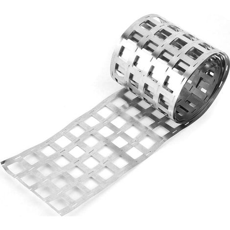 Reines Nickelband Für 18650-batterien, Vernickeltes Stahlband 1 M 0,15 Mm, Für Laschen Zum Punktschweißen Und Lithium-hochkapazitätsbatterien Aaa Aa (6 P 0,15 107,5 Mm)