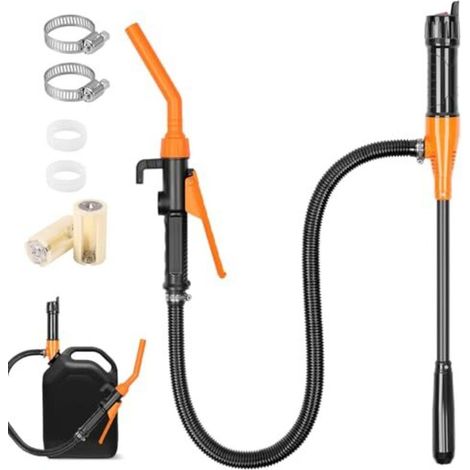 Tragbare Batteriepumpe – Multifunktions-kraftstoffpumpe Mit Batterien – Elektrische Siphonpumpe Zum Umfüllen Von Benzin, Diesel, Wasser Und Kraftstoff Bis Zu 9 Litern Pro Minute