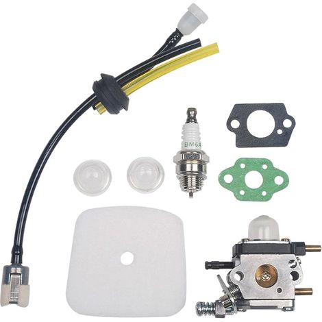 Carburateur C1u-k54a Filtre À Air Carburant Kit Bougie D'Allumage Compatible Avec 2-cycle Mantis 7222 7222e 7222m 7225 7230 7234 7240 7920 7924