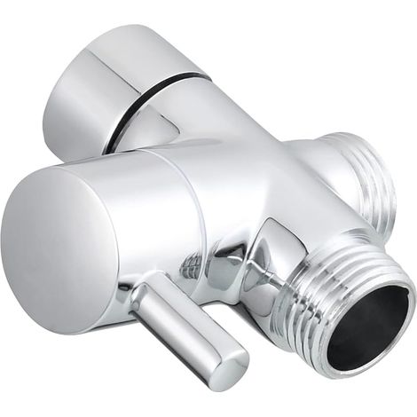 Dsf007 1/2" Duscharmatur Aus Messing, 3-wege Für Regendusche Und Duscharm, Verchromt