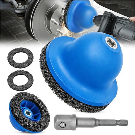 4er-set Felgen-naben-schleifsteine Für Autos: Felgen-naben-schleifstein – Innendurchmesser: 90 Mm – Außendurchmesser: 150 Mm – 2er-set Schleifscheiben Mit 1/2-zoll-vierkantantrieb