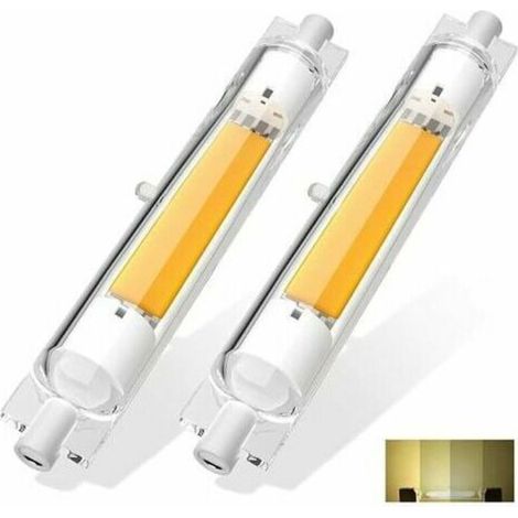 2 Stück R7s Led 118 Mm Dimmbar, 20 W, Neutralweiß 4500 K, Flimmerfrei, Lineare Led-r7s-lampe Mit 118 Mm Sockel Als Ersatz Für Halogenlampen