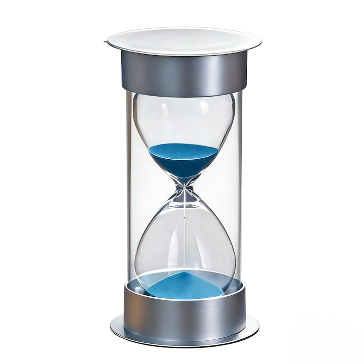 Sanduhr-timer · Stoßfestes Design Für Kinder · Timer Für Lernen, Küche Oder Restaurant · Kreatives Geschenk Und Dekoration · 15 Minuten · Blau