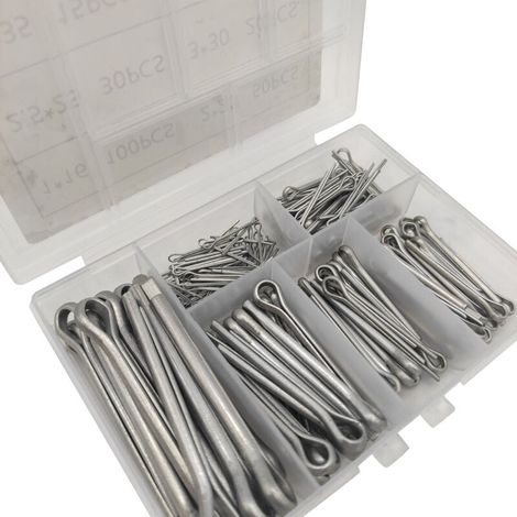 230-teiliger Splint-sortimentskasten 1,6–50 Mm