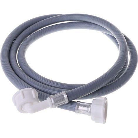 2 M Langer Wassereinlaufschlauch Für Waschmaschine, Universell, Kaltwasseranschluss. 200 Cm Langer Standard-schlauch Mit 3/4"-gewinde Und 90°-winkelanschluss