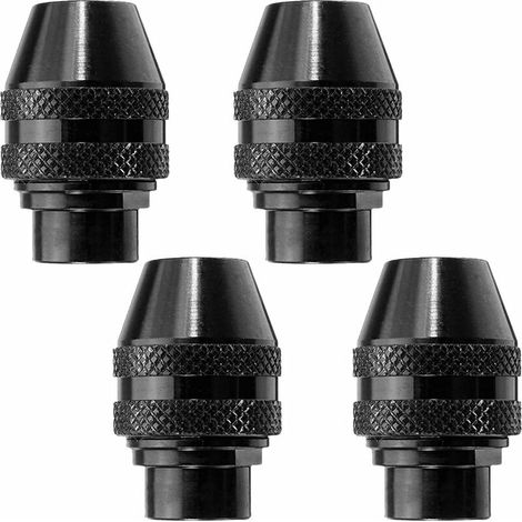 4-teiliger Schlüsselloser Bohr-futter-adapter, Multifunktions-mini-bohrfutter Ohne Schlüssel Für Elektrischen Schleifer, 0,5–3,2 Mm