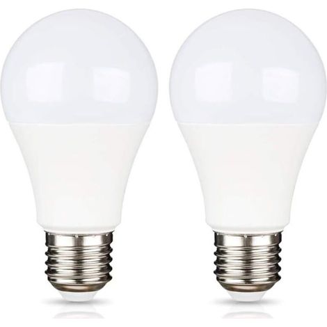 E27 9w 12v Led Kaltweiß 6500k Für Camping, Entsprechung Halogen 75w, Led Glühlampe Ac Dc 12 Volt 24 Volt E27 Für Solarpanel/garage/garten, Nicht Dimmbar, 2er-pack [energieeffizienzklasse A+]