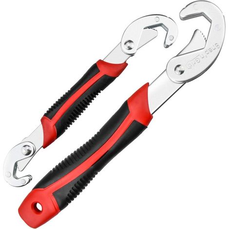 2er-pack Verstellbare Schraubenschlüssel, Rohrzange, Snap-grip Universalschlüssel, Multifunktionale Kneifzange, Verstellbarer Schlüssel-kit 22–32 Mm, 15–32 Mm, 9–14 Mm