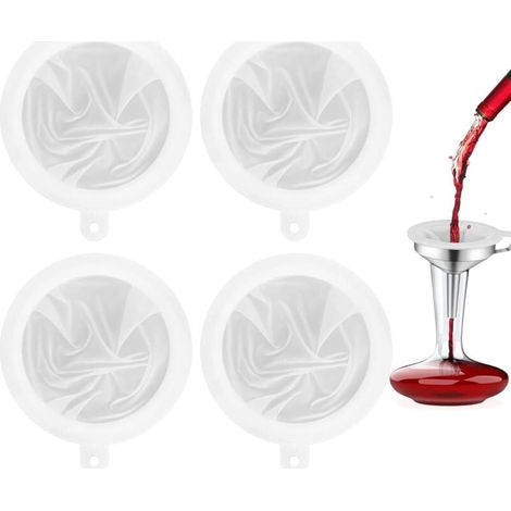 4 Stück 100/200/300/400 Feinmaschensieb Lebensmittelsieb Nylon-sieb Für Küche Saft Milch Wein Marmelade