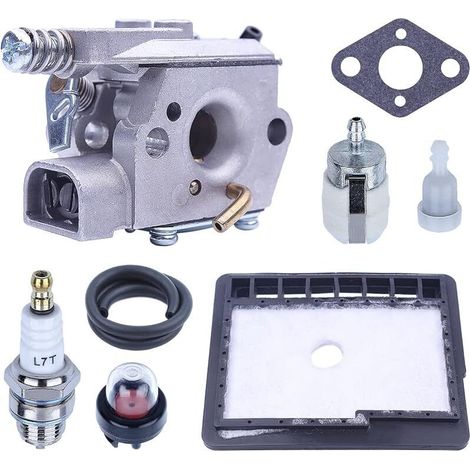 Kit Vergaser Für Echo Cs3000 Cs3400 Cs3450 Cs300 Kettensäge, Vergaser Mit Luftfilter + Dichtung + Kraftstofffilter + Schlauch Ersatzteile Zubehör