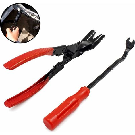 2-teiliger Abziehclip, Automatischer Auto-tür-clip, Universelle Klemmen-werkzeuge Für Verkleidungen, Reparaturset Für Türverkleidung Und Armaturenbrett-panel – Fei Y