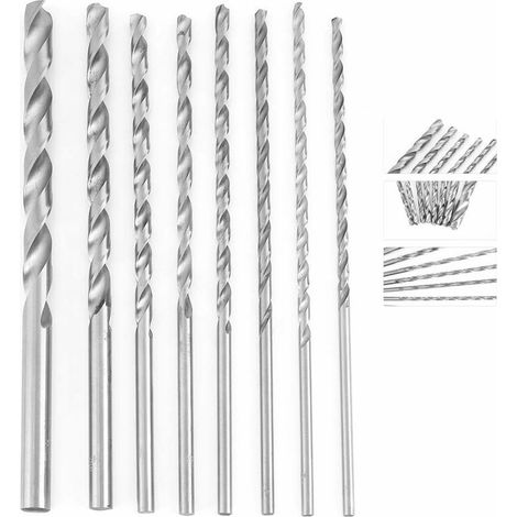Helikale Bohrer, 8 Stk. Hss-mikro-bohrer Bits Metrische Werkzeuge Für Bohrungen 4–10 Mm Aus Schnellarbeitsstahl 4 Mm, 4,2 Mm, 4,5 Mm, 5 Mm, 5,2 Mm, 6 Mm, 8 Mm, 10 Mm Bohrer-set