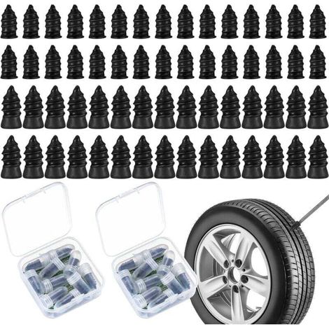 60 Stück Gummistifte Für Reifenreparatur, Reifenreparaturstifte Für Autoreifen-reparatursatz, Autoreifen-reparatursatz Für Auto- Und Motorradreifen, Reifenstifte (30s+30l)