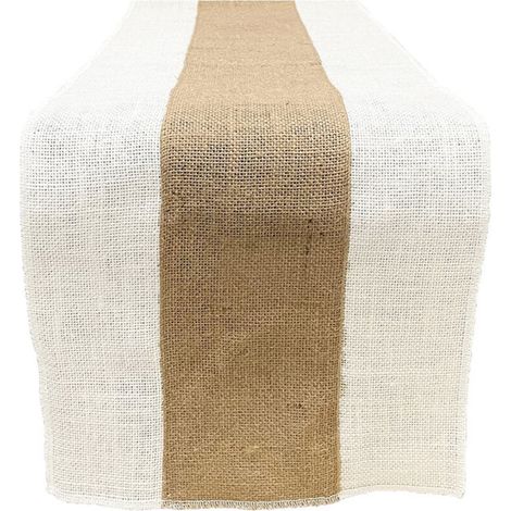 30 180cm Rustikales Jute-tischläufer, Vintage-bauernhof-dekotuch