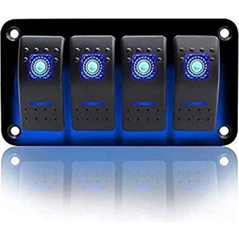 4-stufen-kombinationsschalter Für Auto, Wohnmobil Und Yacht, 12 V–24 V Universell Einsetzbar, Geeignet Für Boot, Wohnmobil, Auto, Lkw, Anhänger, Yacht, Wasserdicht Nach Ip65