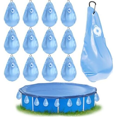 Beschwerungssäcke Für Poolabdeckungen, 12er-pack Beschwerungssäcke, Beschwerungssäcke Für Winterabdeckungen, Wandbefestigungssäcke Für Poolabdeckungen, Hängesäcke Für Abdeckungen