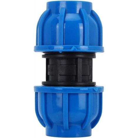 4 Stück Pe-gerader Kunststoffverbinder 25mm Auf 25mm Wasserschlauchadapter Gerader Verbinder Wasserschlauchanschluss Rohrverbindungsstücke
