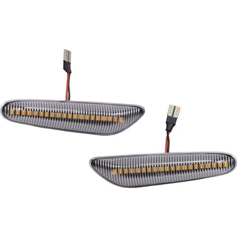 2 Stück Dynamische Led-seitenblinker Für Bmw 1er, 3er, 5er Reihe E60 E61 E81 E82 E88 E46 E90 E91 E92 E93 X3 E83 X1 E84, Seitenblinker Für Autos