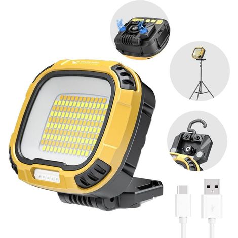 Arbeitslampe, Wiederaufladbare Led-inspektionsleuchte Tragbar, Licht Für Auto Garage Camping Notfall, Arbeitslampe-inspektion-beleuchtung