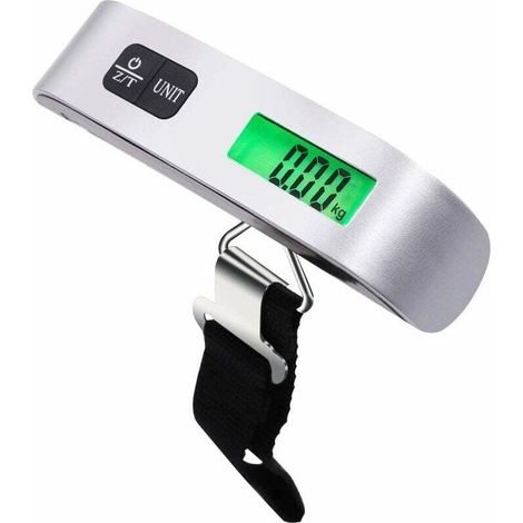 Digitale Gepäckwaage Hängende Personenwaage Mit Temperatursensor Und Tara-funktion Reisegepäckwaage Für Den Außen- Und Heimgebrauch 50 Kg / 110 Lb
