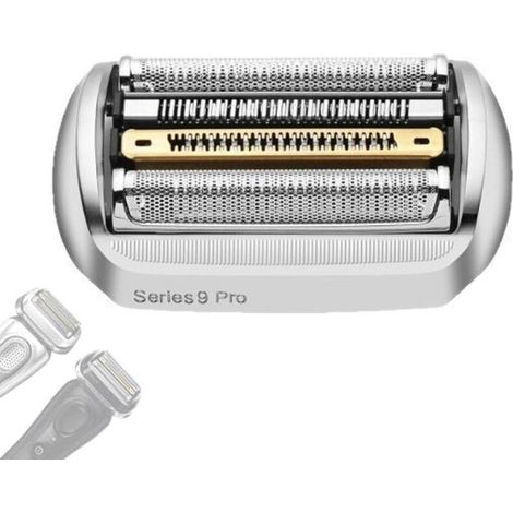 Elektrischer Rasierkopf Braun Series 9, Kompatibel Mit Dem Rasierkopf Der Braun Series 9, Silbernes Ersatzteil Für Den Elektrischen Rasierkopf, Ersatzklingen, 92s/92m/92b/9