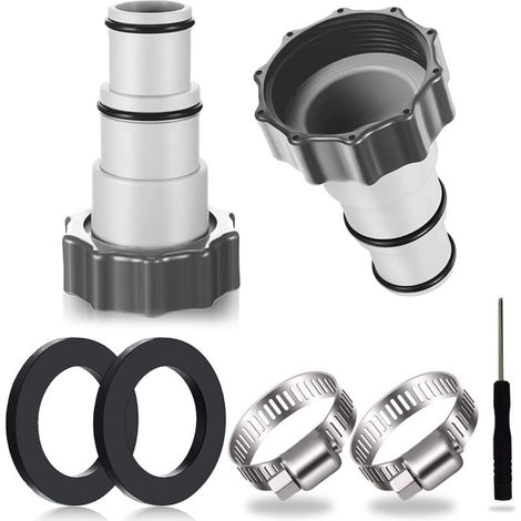 2 Stück Swimmingpool-schlauchadapter, Pool-adapter, Adapter Für Intex-pool, Schwimmbad-schlauchadapter, Schlauchadapter Für Pumpe, Pool-schlauchanschluss Ø 32 Und 38 Mm