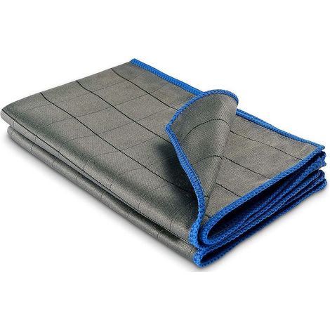 4x Professionelle Mikrofasertücher Für Glas Mit 400 G/m² – Spurlose Reinigung Von Fenstern Und Gläsern – Extrem Saugfähig, Fusselfreie Poliertücher 50x40cm