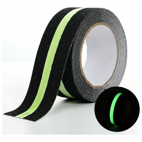 Rutschfestes Pvc-mattband, Extrem Klebendes Leucht-rutschschutzband Für Innen- Und Außentreppenstufen, 5 Cm X 5 M, Grün - Grün