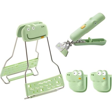 Ensemble Anti-brûlure Résistant À La Chaleur, Pince Pour Bol Chaud En Acier Inoxydable, Pince Pour Égouttoir À Vaisselle Anti-brûlure De Cuisine, Pince Pour Plaque Chauffante Anti-brûlure [classe Éner