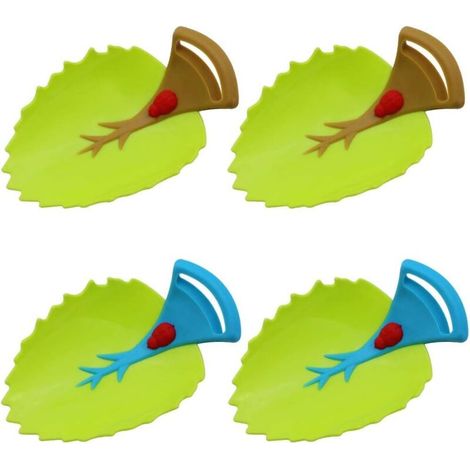 4 Stück Wasserhahn-verlängerung, Blattform-wasserhahn-verlängerung Für Waschbecken, Griffverlängerung, Erweiterungsarmatur Für Kleinkinder Zum Händewaschen