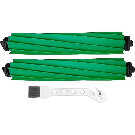 2 Hauptbürsten + Reinigungsbürste Kompatibel Mit Roomba Plus 405/505 Combo – Gummibürsten Für Effektive Reinigung