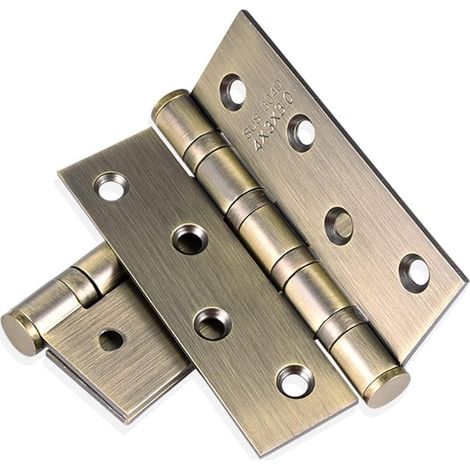 4-teiliges Fensterscharnier 4" (100 Mm) Edelstahl-kugellagerscharniere Mit Schrauben Für Schranktür, Antikbronze