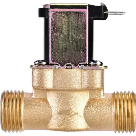 Elektromagnetisches Ventil, Elektromagnetventil Aus Messing, Elektromagnetventil 220 V, Normalerweise Geschlossen, Elektrisches Elektromagnetventil 1/2" Ac 220v N/c℉ Zur Wassersteuerung