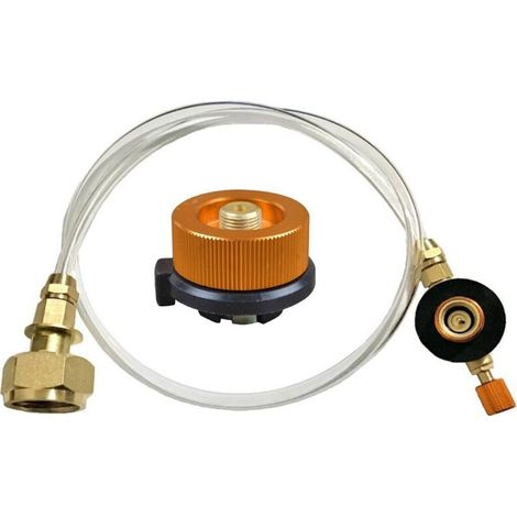 Gaskartuschen-adapter Für Outdoor-gaskocher – Für Camping – Lpg-düsenadapter, Flachzylinder-, Flaschenadapter