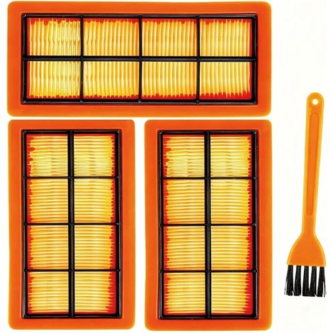 3 Flache Plisseefilter Kfi 7420, Ersatzteile Für Asche- Und Staubsauger, Kompatibel Mit Den Modellen Kärcher Ad2, Ad3, Ad4, Ad3.000 Und Ad3.200, Artikelnummer 6.415-953.0