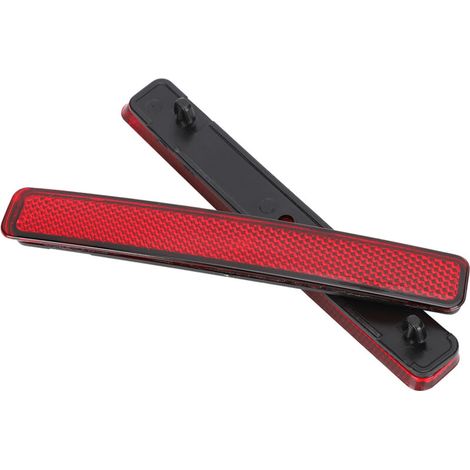 Paar Heckstoßstangen-reflektorhalterungen Passend Für Vw Transporter T5 2003-3011 7e0945105red
