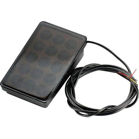 Led-bremslicht Für Auto, 15 Led F1-stil, Universell, Heckspoiler-rücklicht Mit Schwarzer Hülle