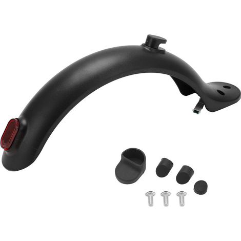 Hinterer Kotflügel Für E-scooter Mit Haken Und Rücklicht Für Xiaomi Mijia M365 Zubehör Schwarz