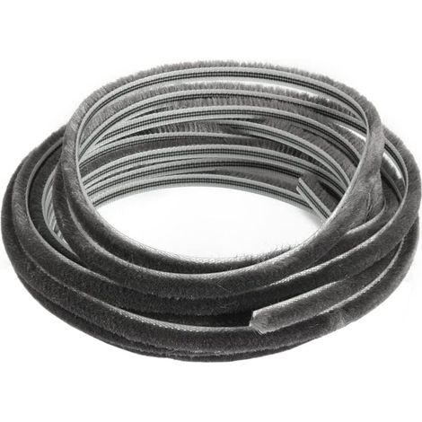 Witterungsschutzbürste, 10 M (l) X 7 Mm (b) X 6 Mm (t), Selbstklebend Für Fensterrahmen – Hochdichte Filmdichtungsband – Türabdichtungsbürste