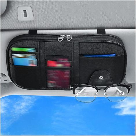 Pare Soleil Auto Organizer, Aufbewahrungstasche Für Karten, Schlüssel, Führerschein, Handy Und Dokumente, Auto-pare-soleil-organizer, Tasche Für Karten, Schlüssel, Führerschein, Handy