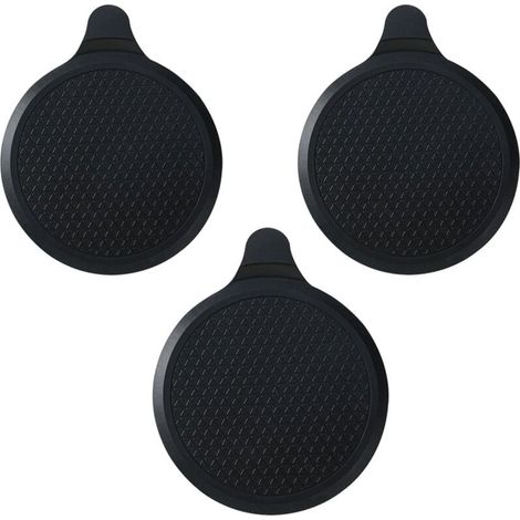 3er-pack Silikon-abflussstopfen, Durchmesser 18,5 Cm, Für Badewanne, Küchenspüle Und Waschbecken Im Badezimmer, Schwarz