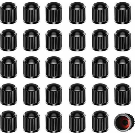 30er-pack Reifenventilkappen Aus Kunststoff, Reifenkappen Mit Dichtung Für Suv, Fahrrad, Motorrad Und Lkw 10 12.55mm