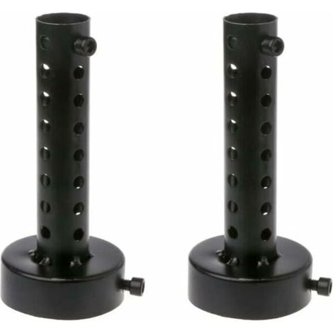 Motorrad-auspuff-endschalldämpfer 60mm Schwarz, 2-teiliges Universelles Set Für Motorrad-auspufftöpfe Mit Deflektor Und Db-killer, Kurz-schalldämpfer