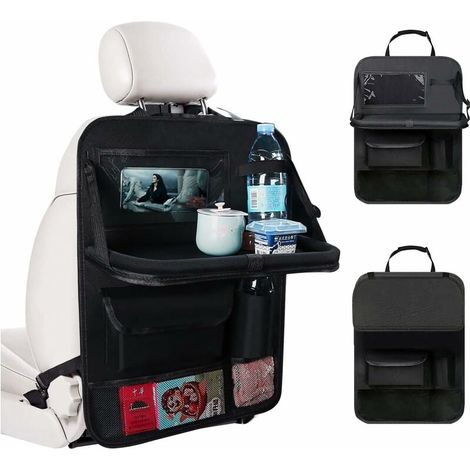 Auto-organizer, Organizer Für Kinder Mit Tablett Und Tasche Für Telefon/tablet, Wasserdichter Rücksitz-organizer Zur Aufbewahrung Von Spielzeug/büchern/flaschen