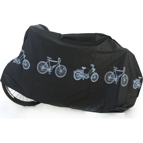 (noir) Wasserdichte Schutzhülle Für Fahrrad, 200x100cm Staubschutz Für Fahrrad Und Elektroauto