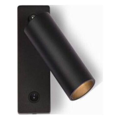 3w Spot-led In Warmweiß 3000k Für Nachttisch, Aufputzmontage, Ohne Einbauloch, Schwenkbarer Strahler, Wandleuchte Für Hotel, Lesen, Flur, Bar Oder Zuhause, Farbe Schwarz