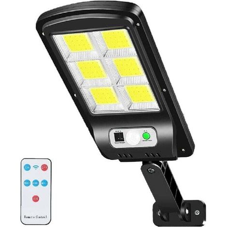 1 Stück Solar-außenleuchte, 6000lm Led-straßenlaterne, Bewegungsmelder Mit Projektorlicht, 3 Modi, Ip67 Wasserdicht Für Garten, Garage, Hof, Treppe, Patio