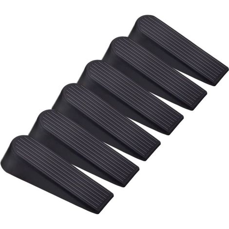 6 Stück Türstopper Schwarz Gummipuffer Für Zuhause Und Büro