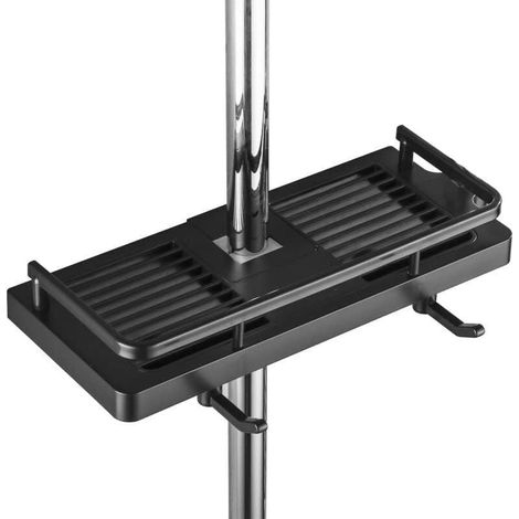 Badezimmerregal, Duschseifenhalter Ohne Bohren, Duschkorb Mit Schlaufe Und Duschkopfhalter, Rostfreier Aufbewahrungshalter Für 24 Und 25 Mm